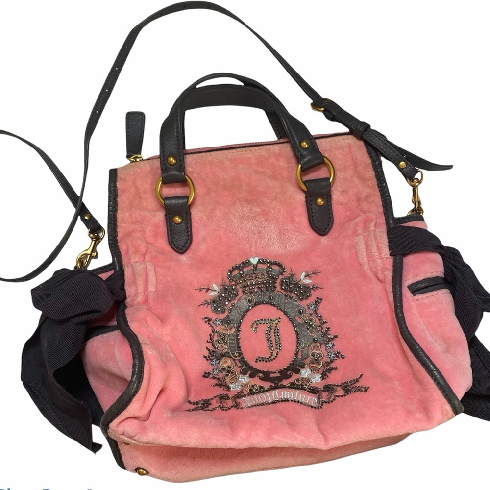 Juicy Couture Y2K Pink Velour Bag